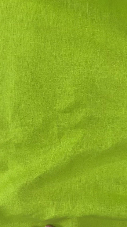 European Linen - Bright Green - 60"