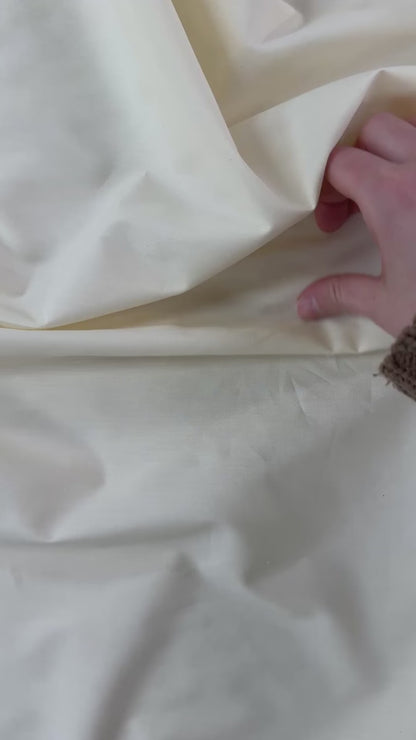 Organic Cotton Poplin - Natural - Film Studio Deadstock