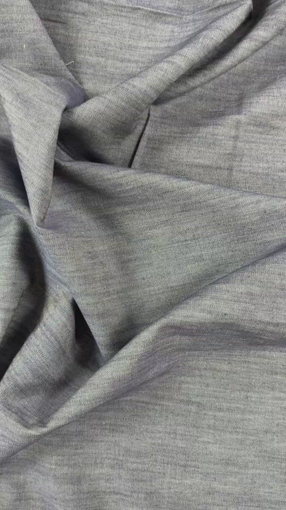 4.5oz Organic Cotton Slub Denim - Indigo