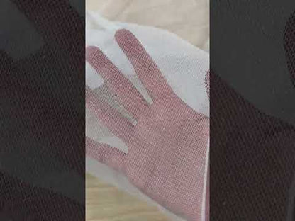 Nylon Mesh - Silver Glitter - Deadstock