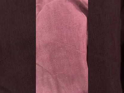 Sandwashed 100% Linen - Dark Plum