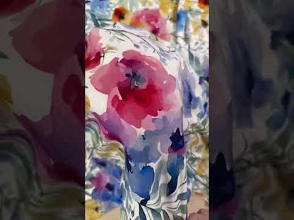 Rayon Jersey Knit - Watercolour Floral