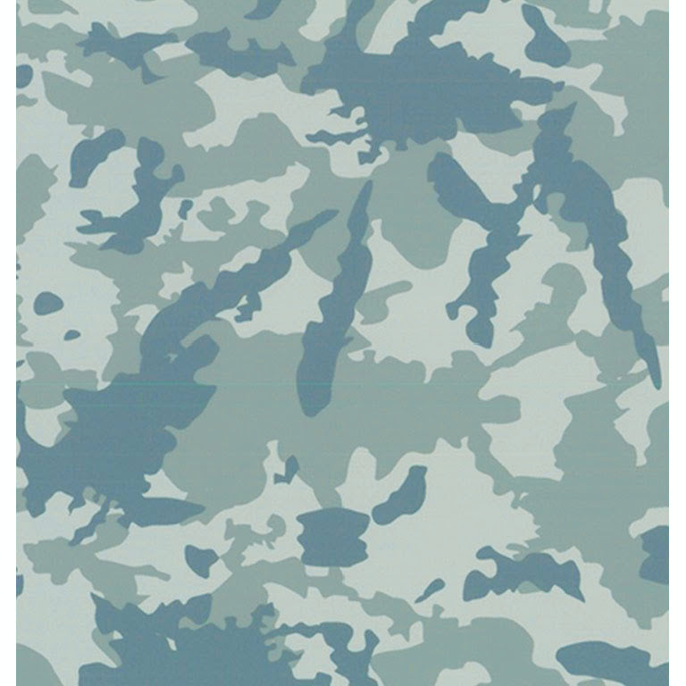 Camo - Blue/Green - Cotton Fabric