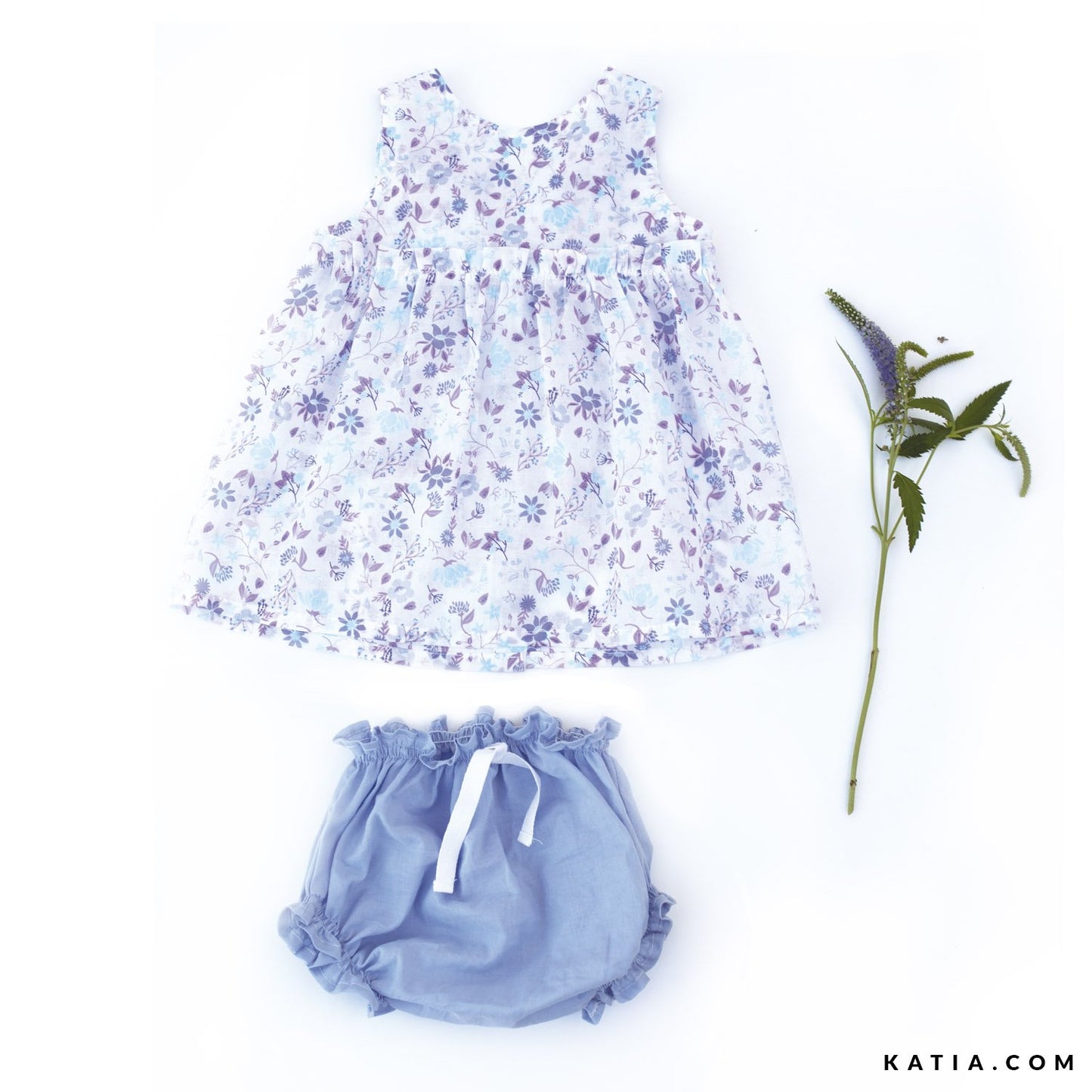 Lavender Flowers - Cotton Voile