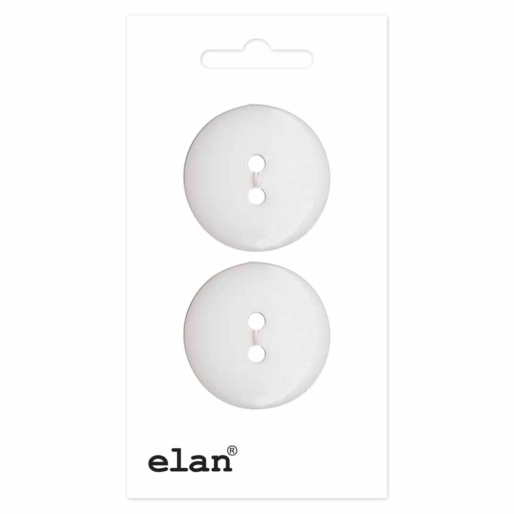 ELAN 2 Hole Button - 25mm (1″) - 2 count