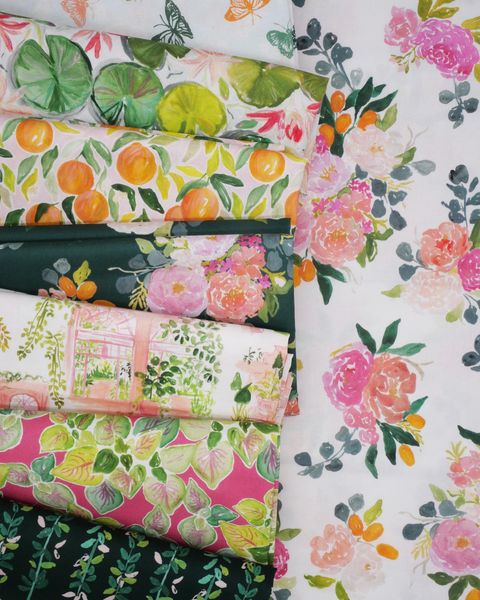 Orangerie - Forest Vines - Cotton Fabric