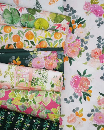 Orangerie - Forest Vines - Cotton Fabric