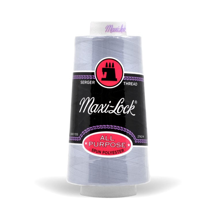 Maxi-lock All Purpose Polyester 50wt Serger Thread - 3000 yards each - Blue Mist