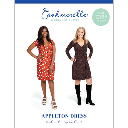 Appleton Wrap Dress - By Cashmerette - 0-16