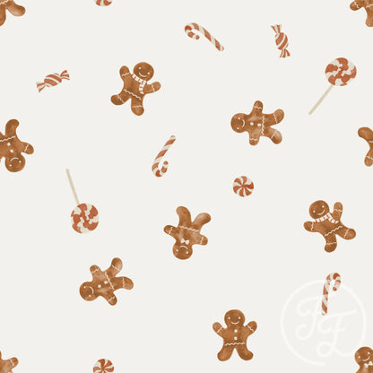 Gingerbread Man - Cotton Jersey Knit