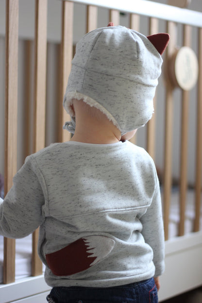 Ikatee - HUGO sweatshirt + hat set - Baby 6M/4Y - Paper Sewing Pattern