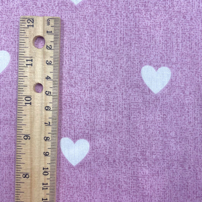 Hearts - Pink - Cotton Poplin