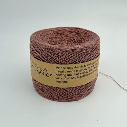 100% Cashmere Yarn - Deadstock Yarn - Carriagi - Made in Italy - Dusty Rose - Laceweight - 100 grams