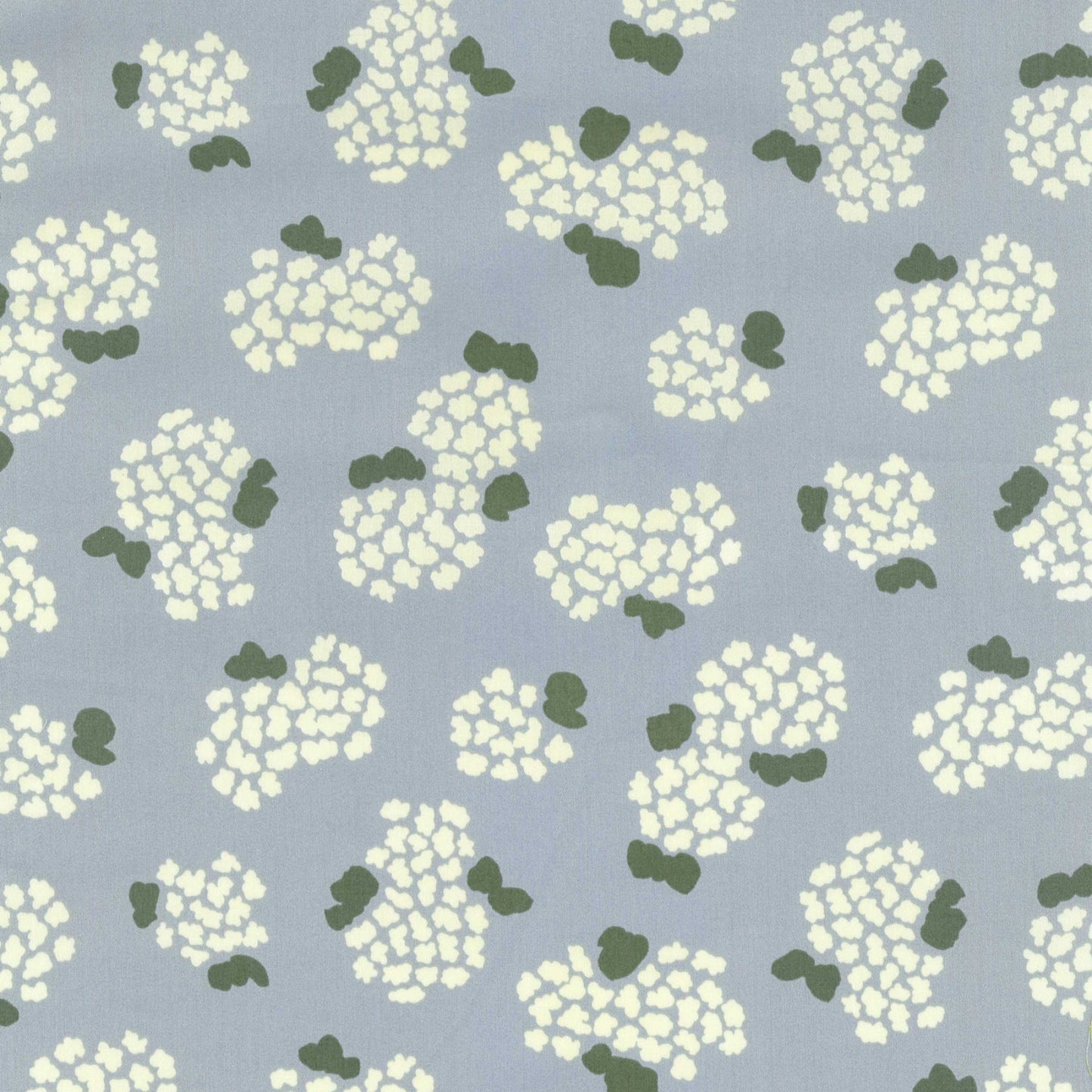 Snowball Flower - Muddy Works - Cotton Sateen Fabric