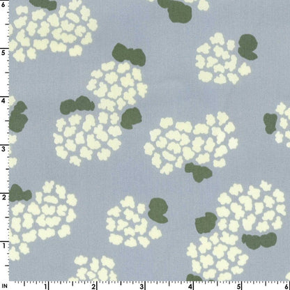 Snowball Flower - Muddy Works - Cotton Sateen Fabric