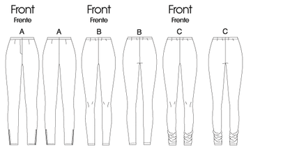 McCall's M6173 Misses'/Miss Petite Pants and Leggings Y(XSmall-Small-Medium)