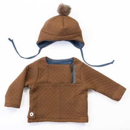 Ikatee - HUGO sweatshirt + hat set - Baby 6M/4Y - Paper Sewing Pattern