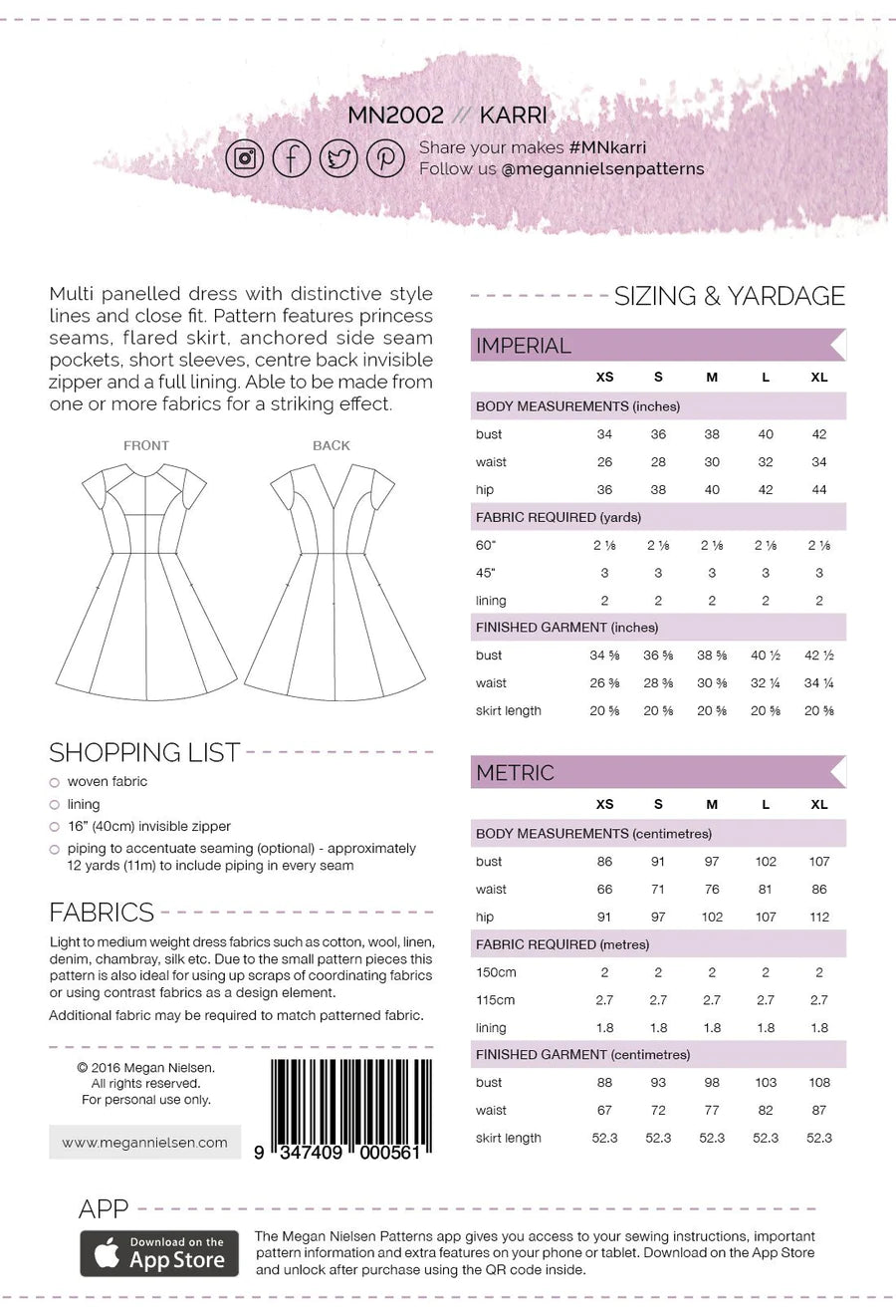 Karri Dress Pattern