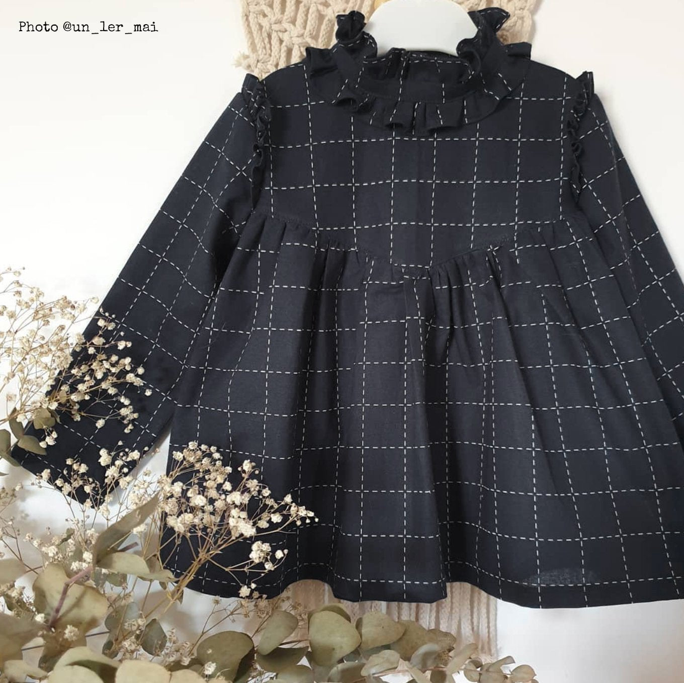 Ikatee - LOUISE Shirt & Dress - Kids 3-12Y - Paper Sewing Pattern