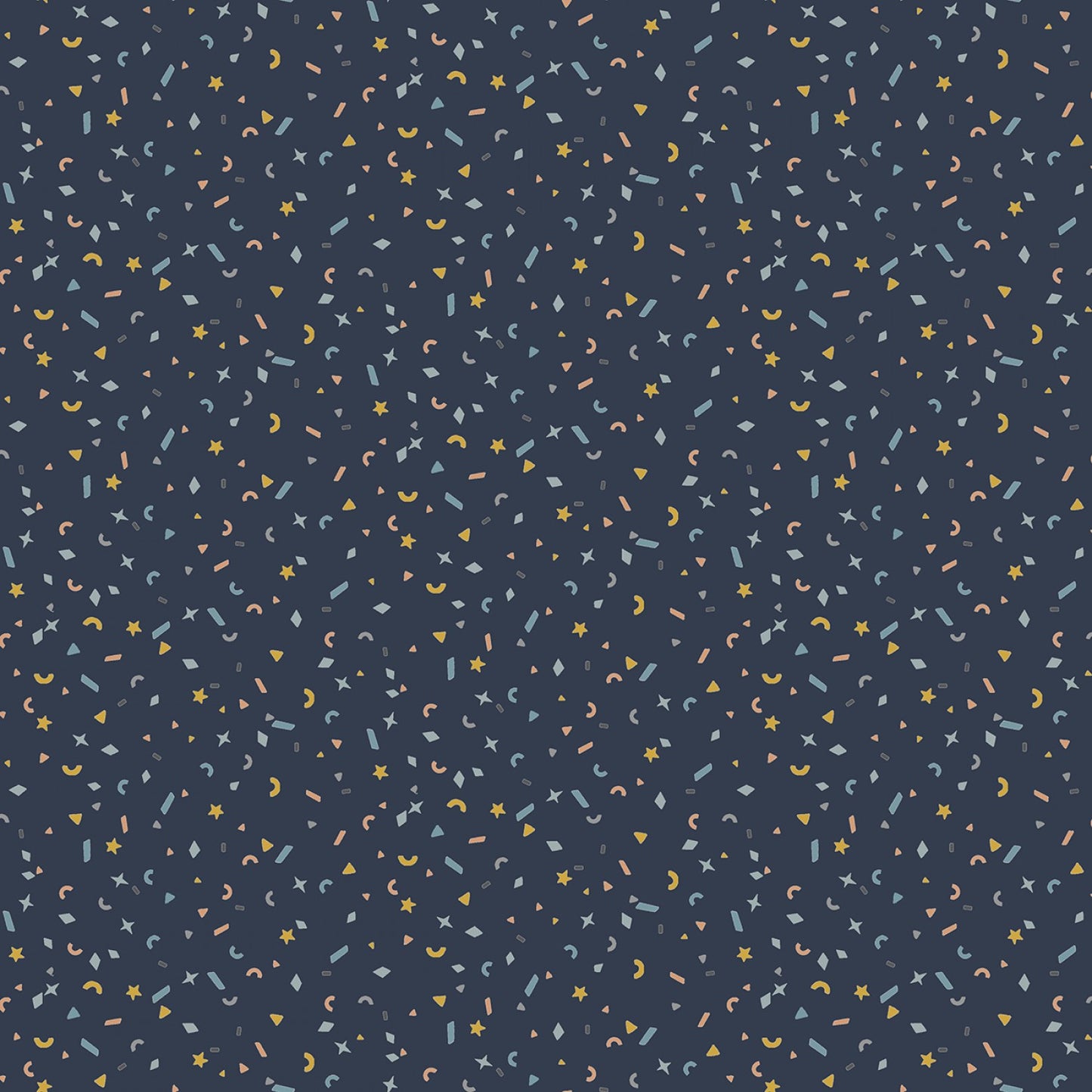 Stardust - Midnight Blue - Cotton Fabric