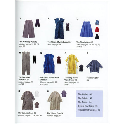 The Nani Iro Sewing Studio Pattern Book - 18 Timeless Patterns to Sew - Naomi Ito
