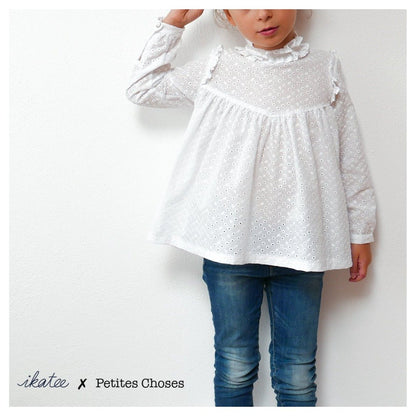 Ikatee - LOUISE Shirt & Dress - Kids 3-12Y - Paper Sewing Pattern